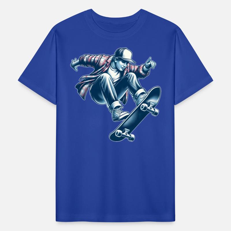 AI Old School 1990s Teen Skater