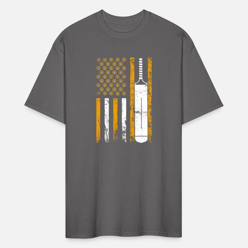 American Sports Flag Wrench Decor Cricket Bat