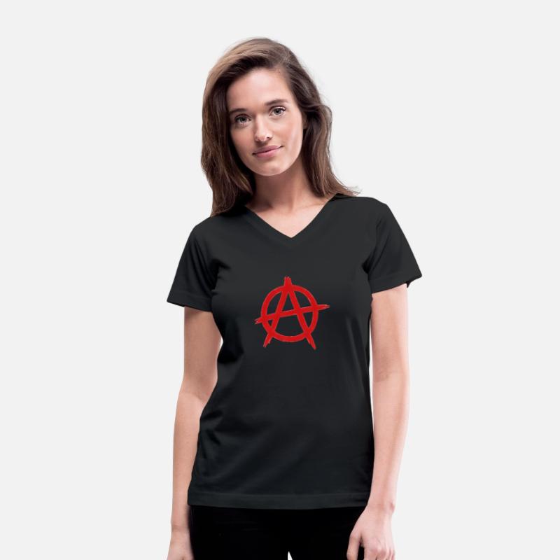 Anarchy symbol red