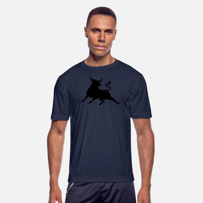 BLACK POWER BULL SILHOUETTE