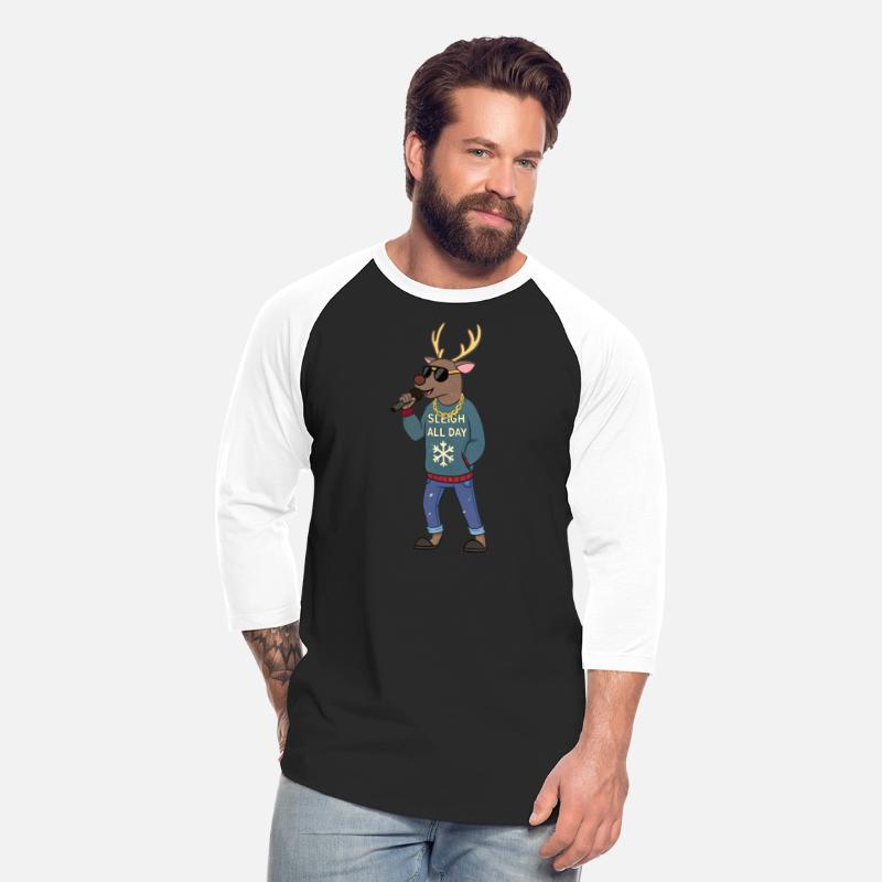 Cool Reindeer Christmas Sweater – "Sleigh All Day"