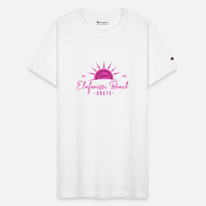 Crete Greece Elafonissi Pink Sand Beach Summer