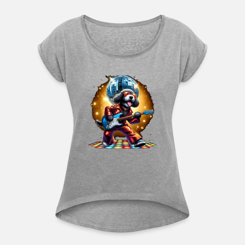 Disco Guitar Bernedoodle dog