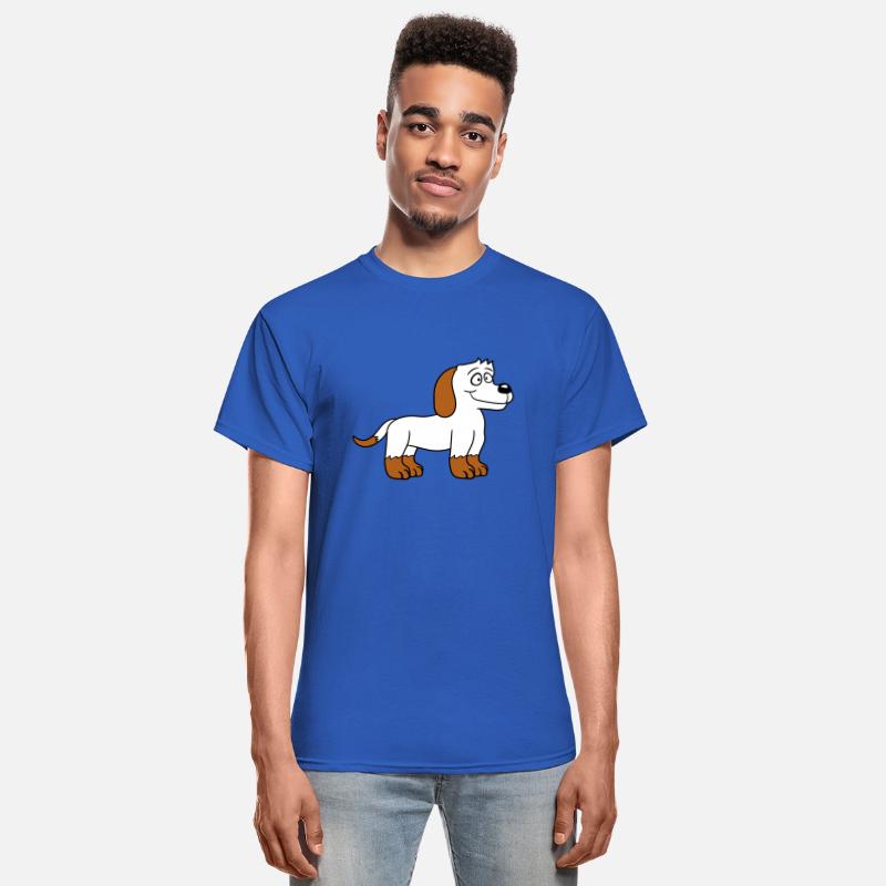 Dog Standing Cute Little Happy Puppy Pet Cartoon