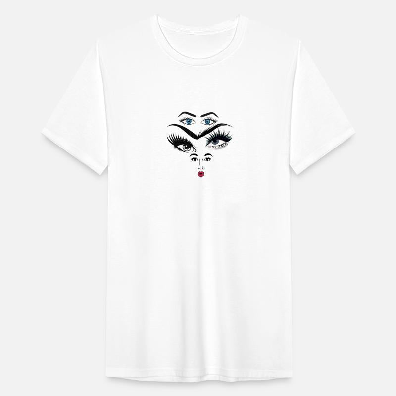 Eye tattoo logo design in T shirt cloths