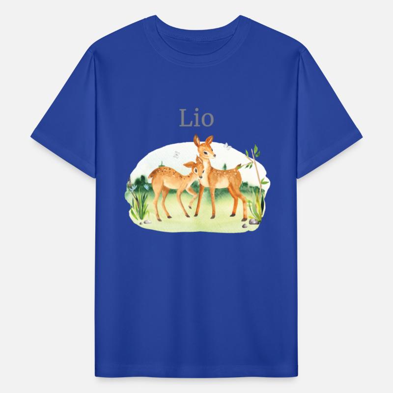 Forest Animal Deer Flowers Name Lio