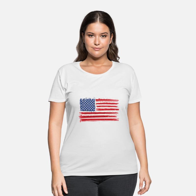 Patriotic Usa With American Flag Of The United