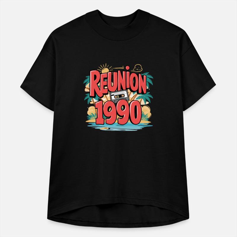 Retro Reunion 1990 Cassette Tape Sunset Beach