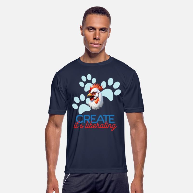 Rooster Minimalist Style Create, it's liberating