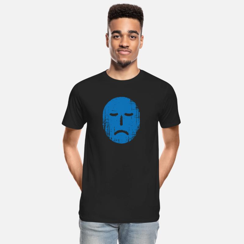 Sad Grunge Blue Face