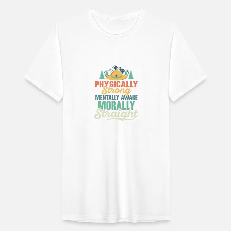 Scout's Creed: Strong, Awake, Straight Tee