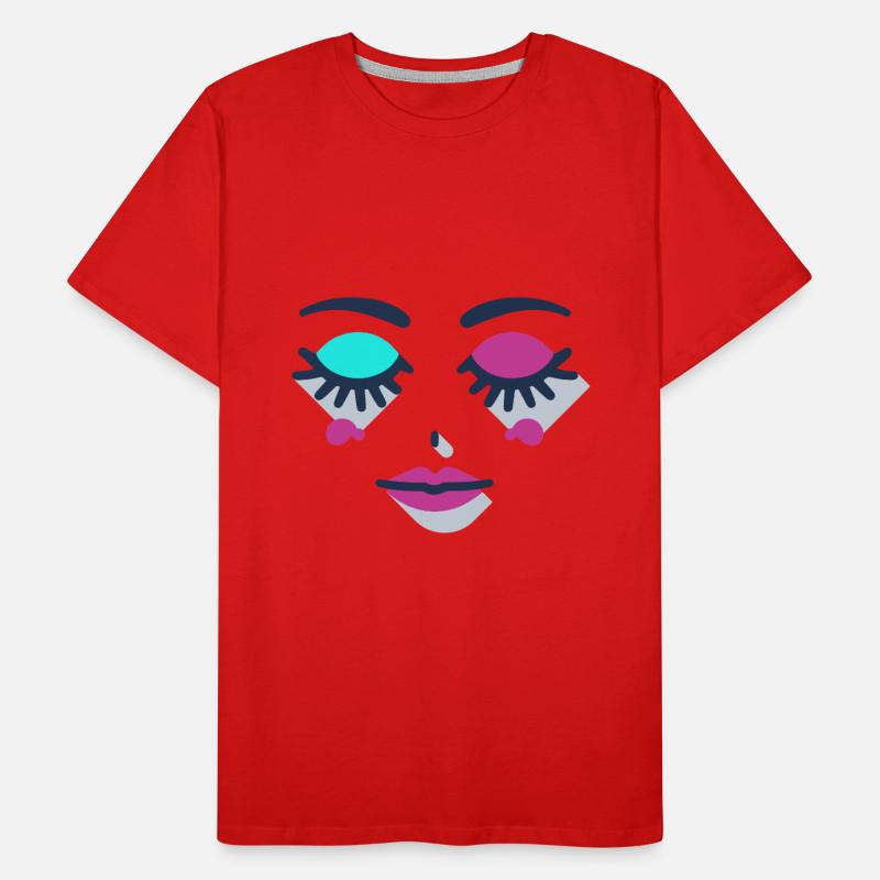 Sleeping Eyes Abstract Female Face Beauty