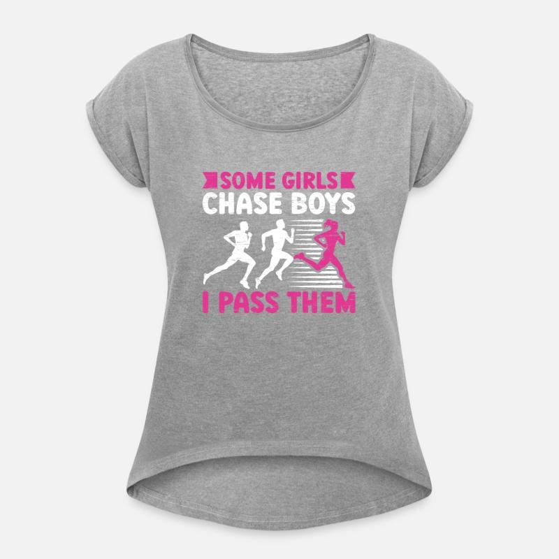 Some Girl Chase Boys Runner Running Girl Track And