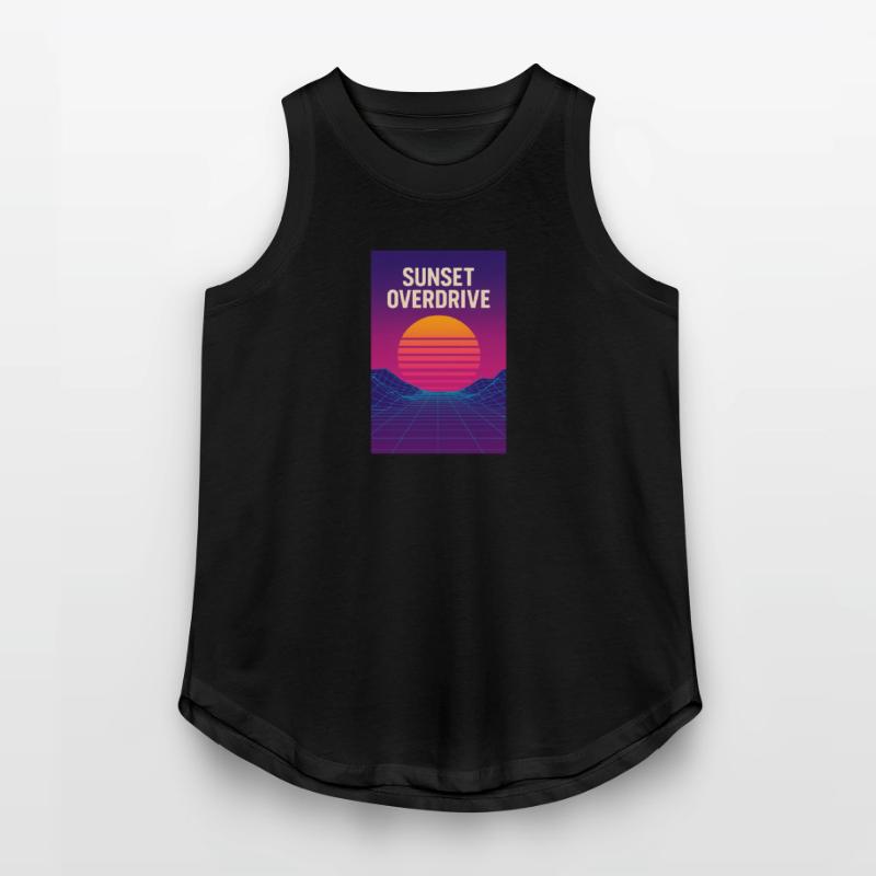 Sunset Overdrive – Vaporwave Summer Vibes Tee