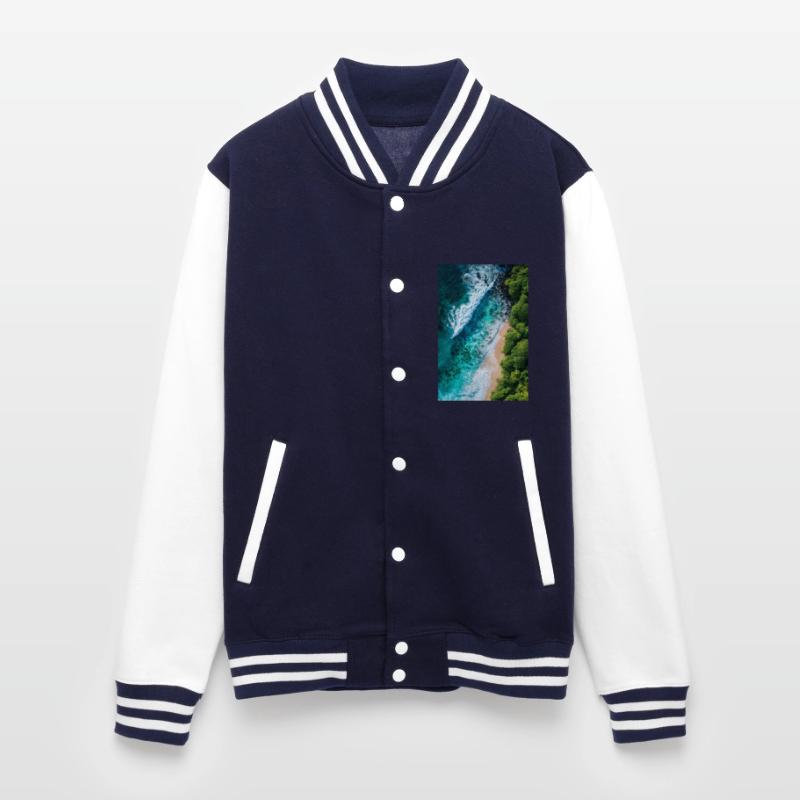 Tropical Shoreline from Above