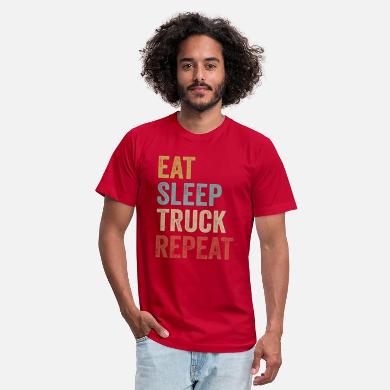Truckers Eat Sleep Truck Repeat Truck Driver