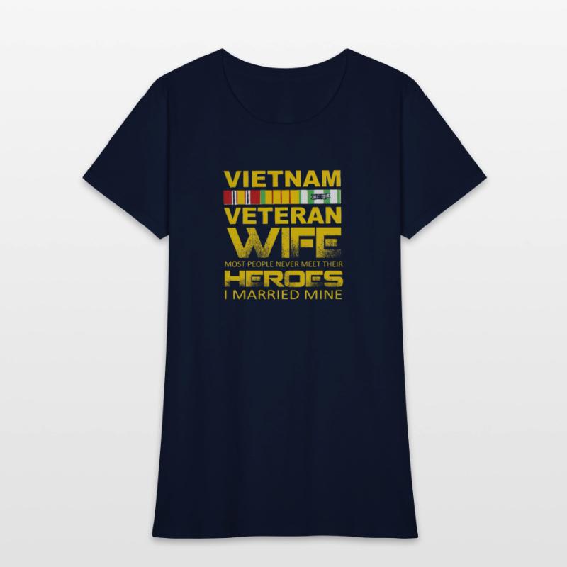 Vietnam Veteran Wife T shirt Gift For Veterans Day
