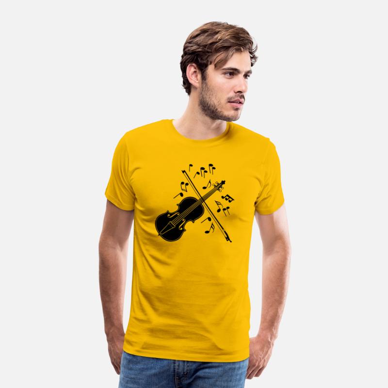 Violin with notes logo for the violin lover and vi