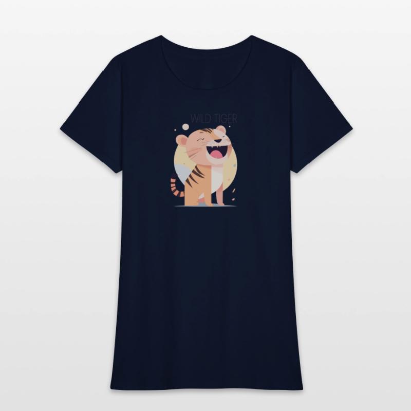 Wild Tiger roar Bauhaus Style