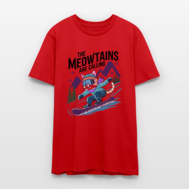 winter feline snowboarding adventure