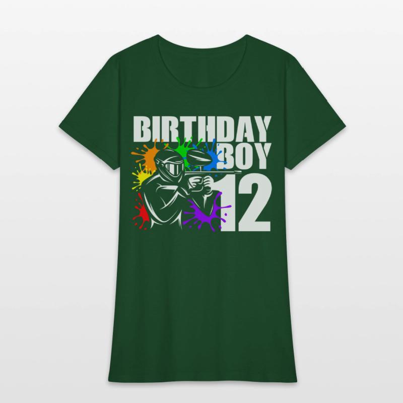 12 Paintball Party 12Th For