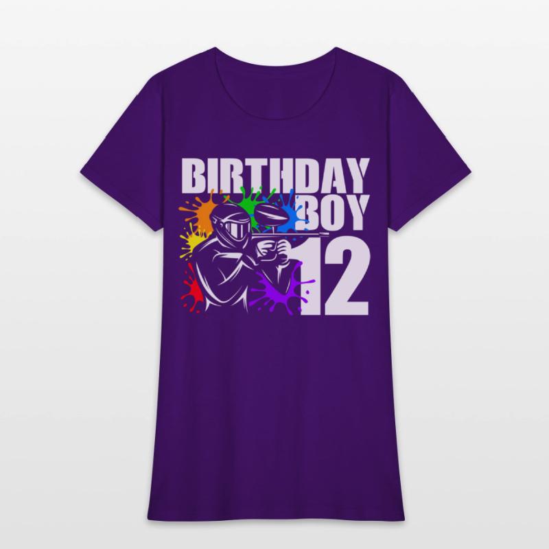 12 Paintball Party 12Th For