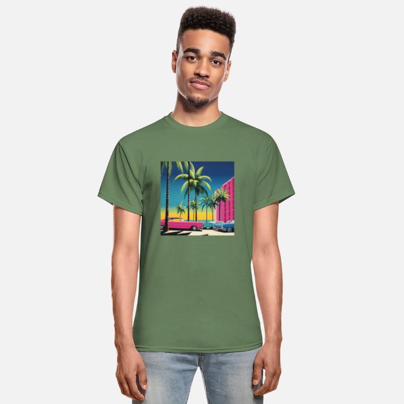 1980s Miami Beach Retro Hiroshi Nagai