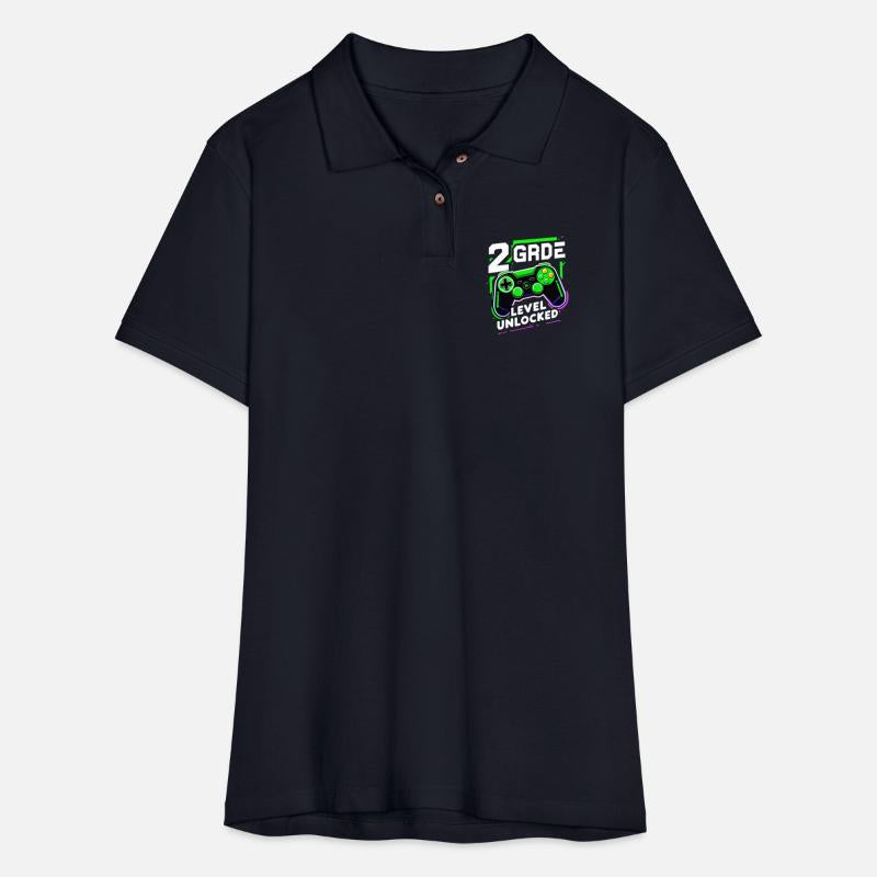 2nd Grade Level Unlocked Gaming Tee