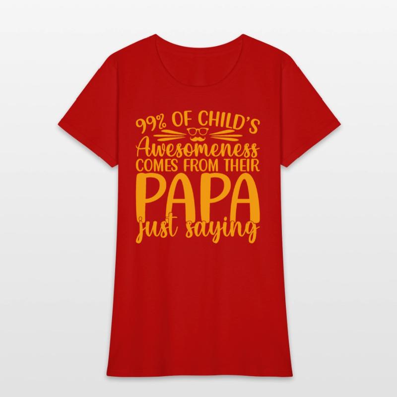 99% of a childs awesomeness comes Papa Just saying
