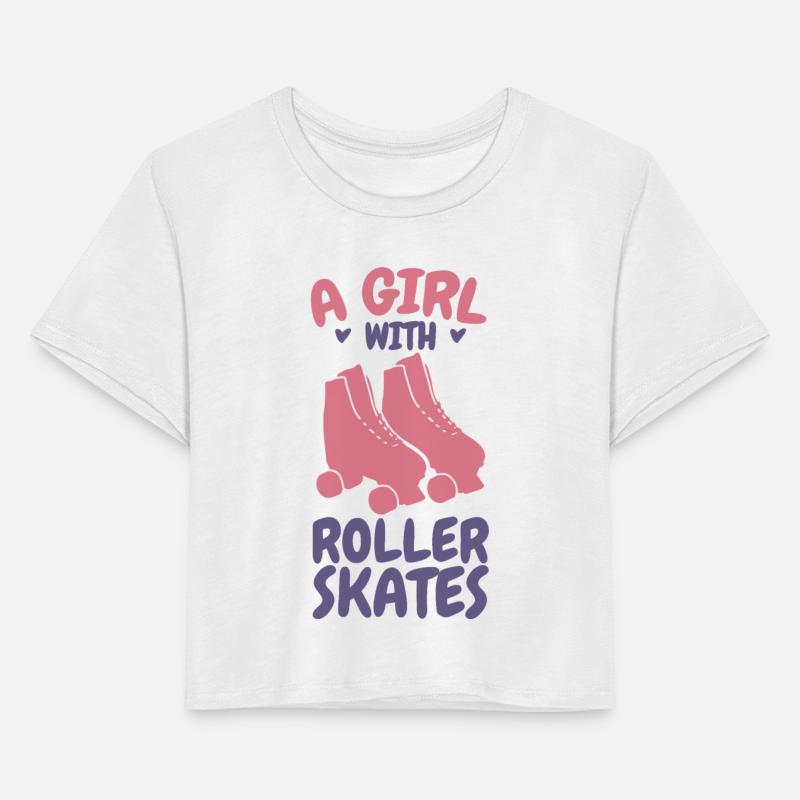 A Girl With Roller Skates