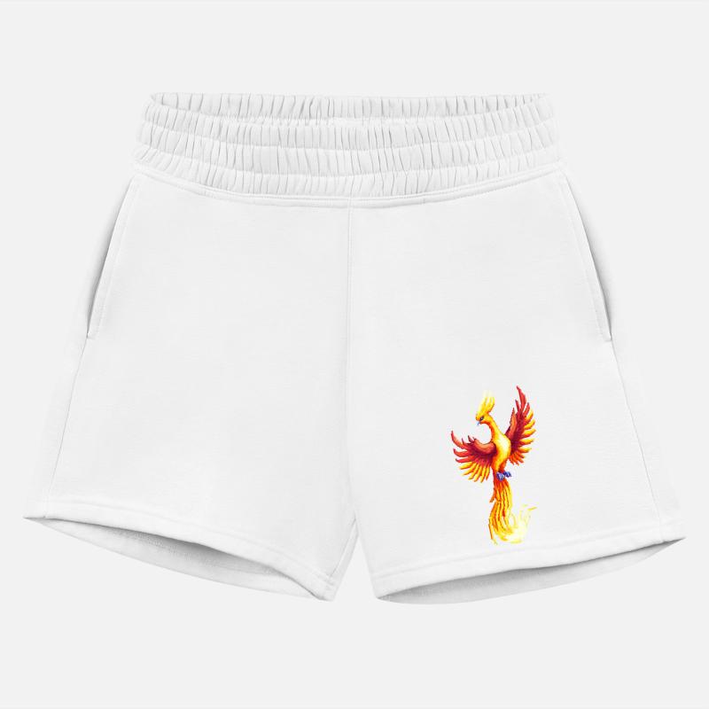 A pixel art of a Phoenix