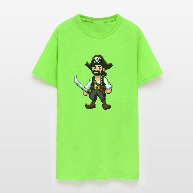 A pixel art of a Pirate