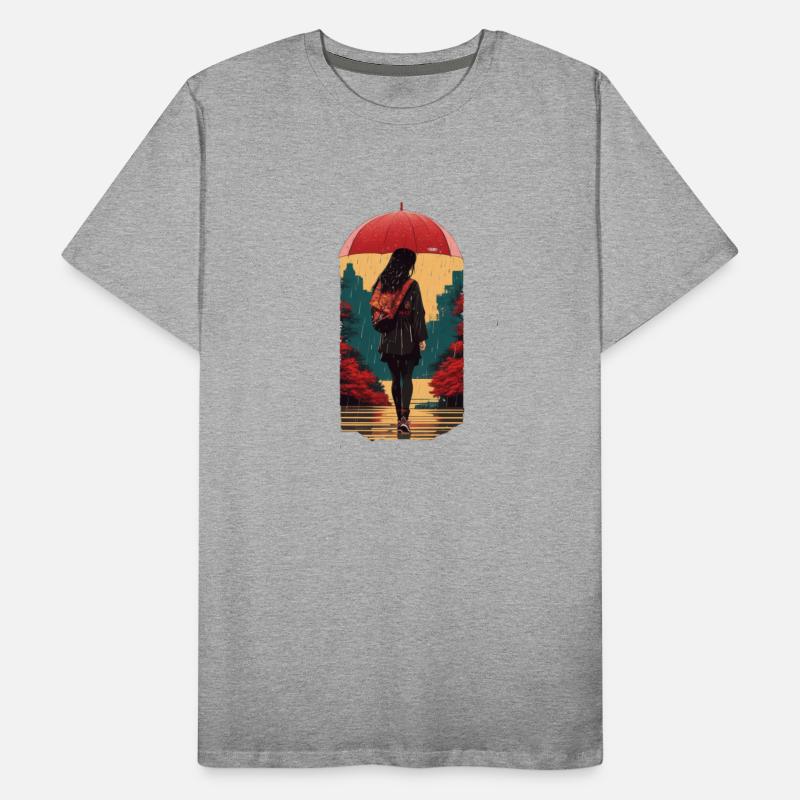A solitary figure Ai design t-shirt