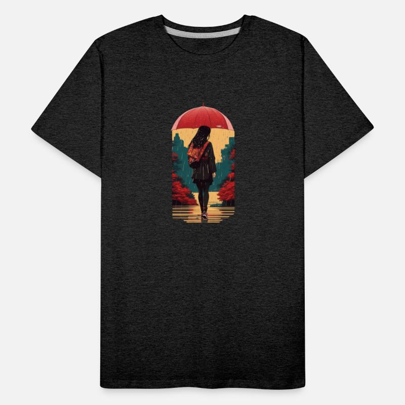 A solitary figure Ai design t-shirt