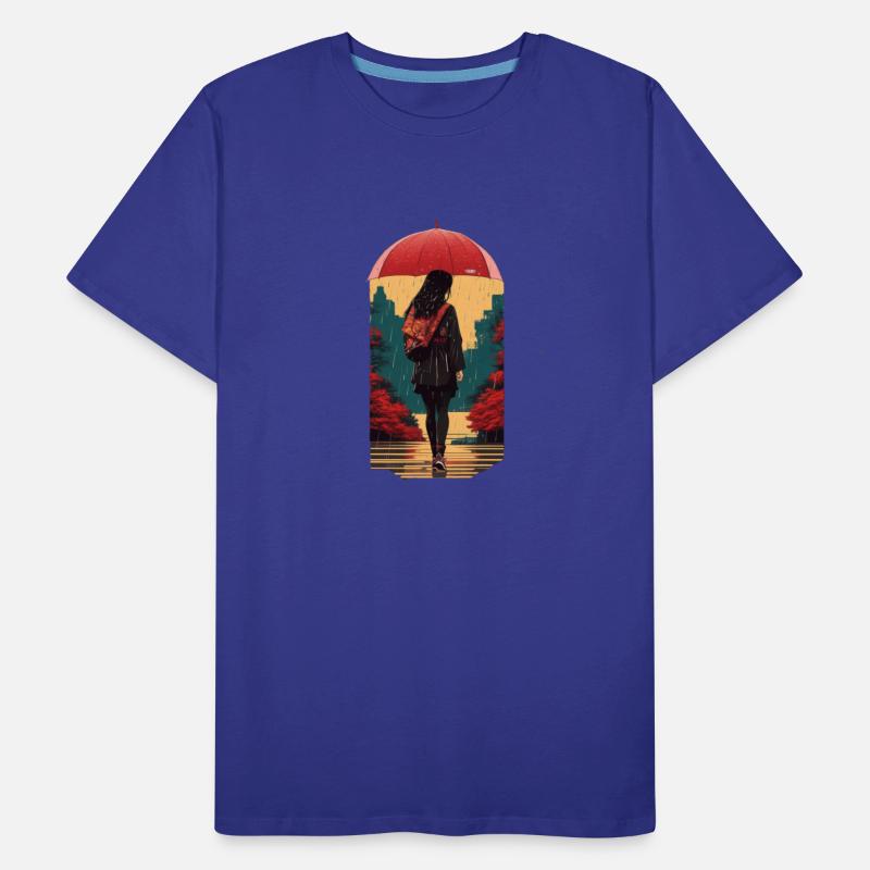 A solitary figure Ai design t-shirt