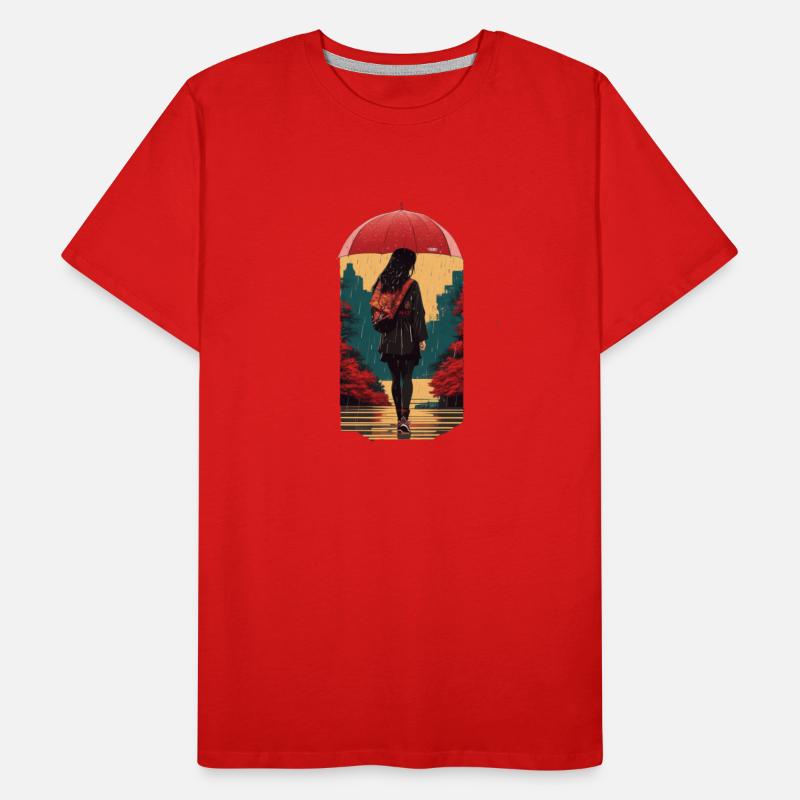 A solitary figure Ai design t-shirt