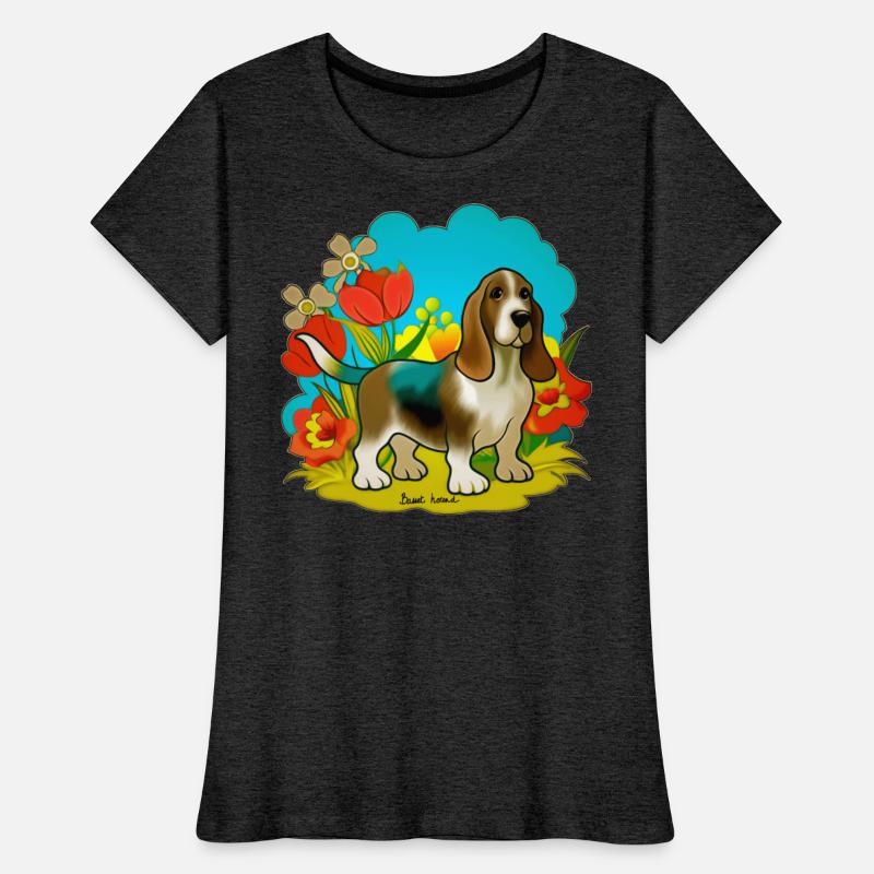 A sweet basset hound dog