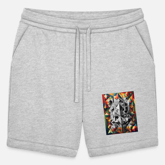 Abstract figures with color effects. Option 1