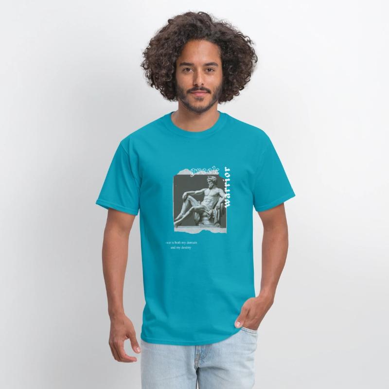 aesthetic greek warrior ares design T-Shirt