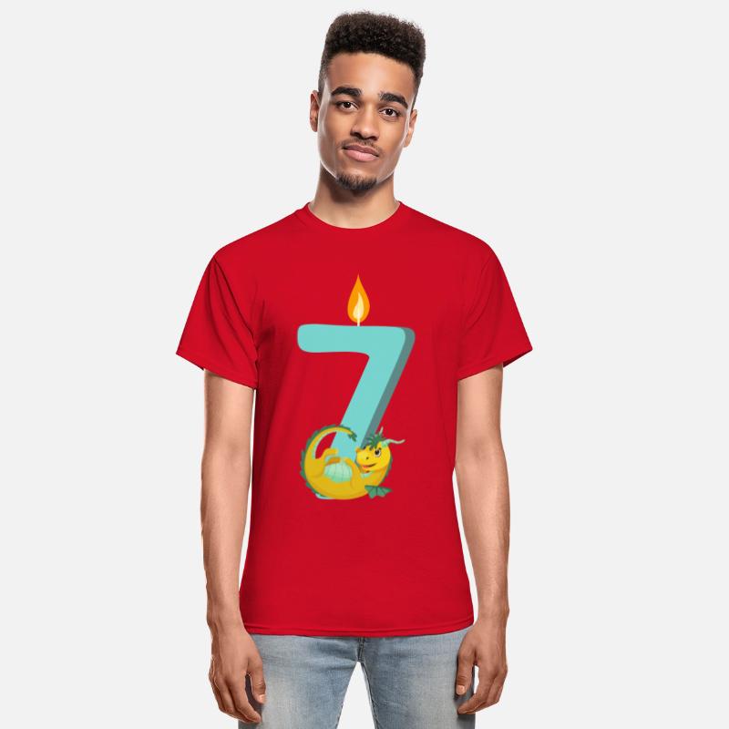 Age 7 - Birthday Dragon Candle 7 Years