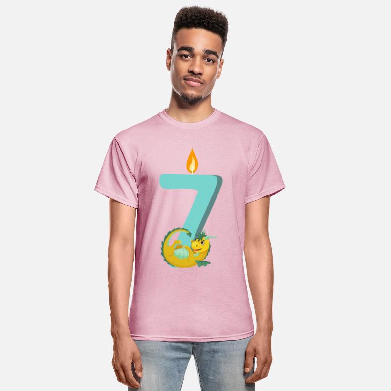 Age 7 - Birthday Dragon Candle 7 Years