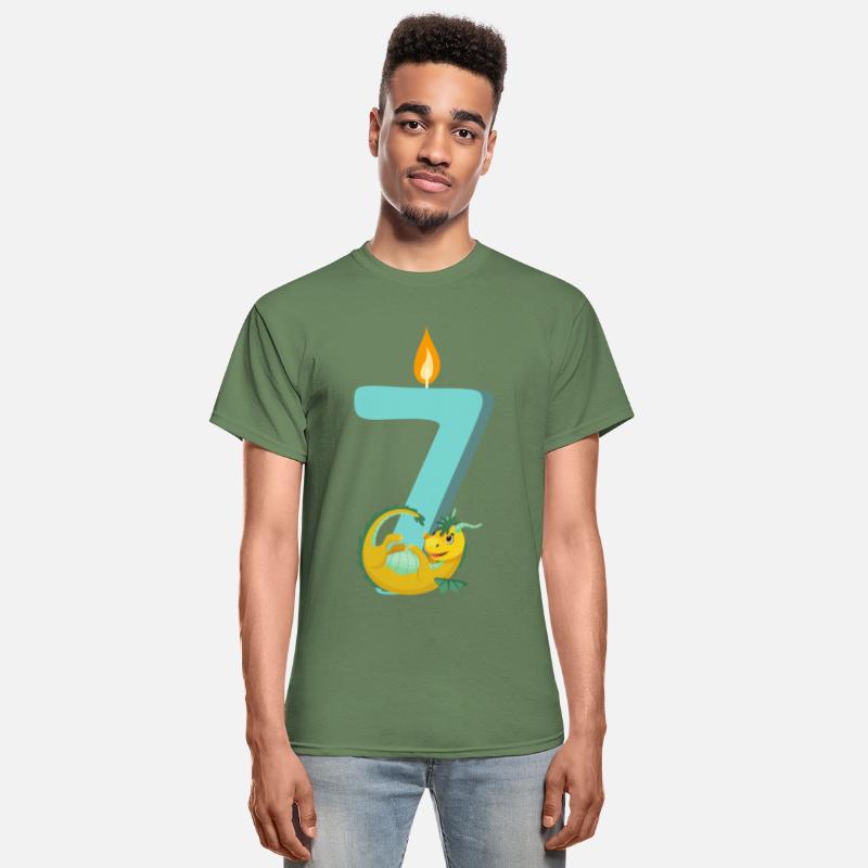 Age 7 - Birthday Dragon Candle 7 Years