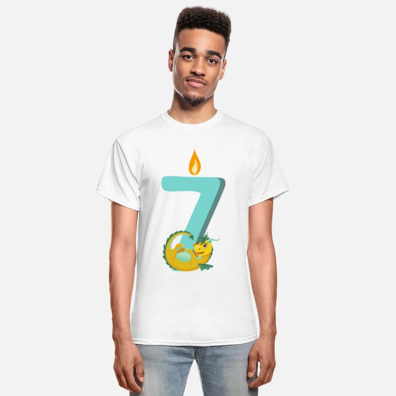 Age 7 - Birthday Dragon Candle 7 Years