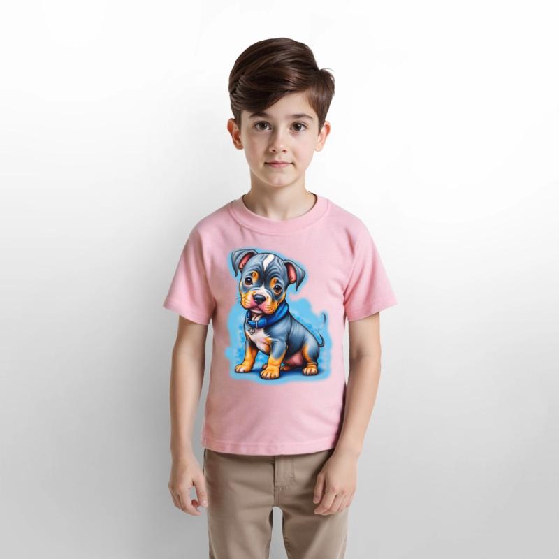 AI Airbrushed Puppy Cartoon