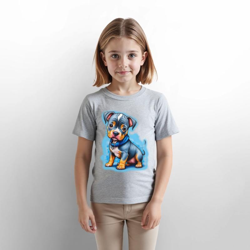 AI Airbrushed Puppy Cartoon