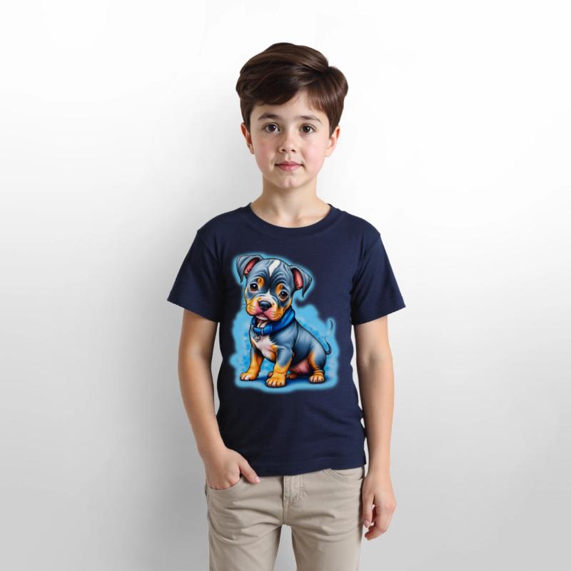 AI Airbrushed Puppy Cartoon