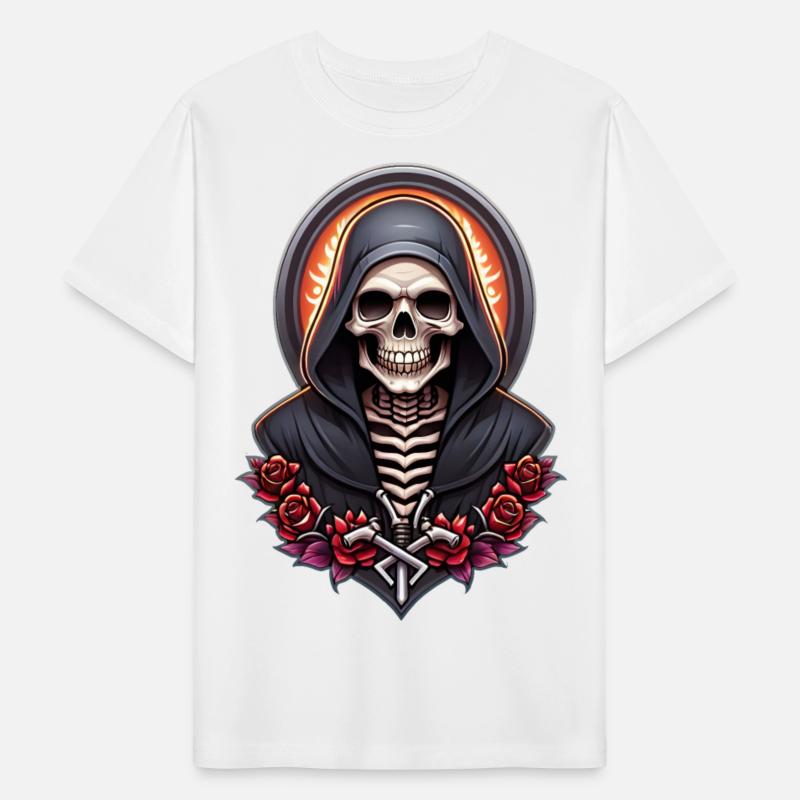 AI Modern Skeletor with Roses