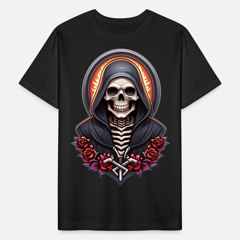 AI Modern Skeletor with Roses