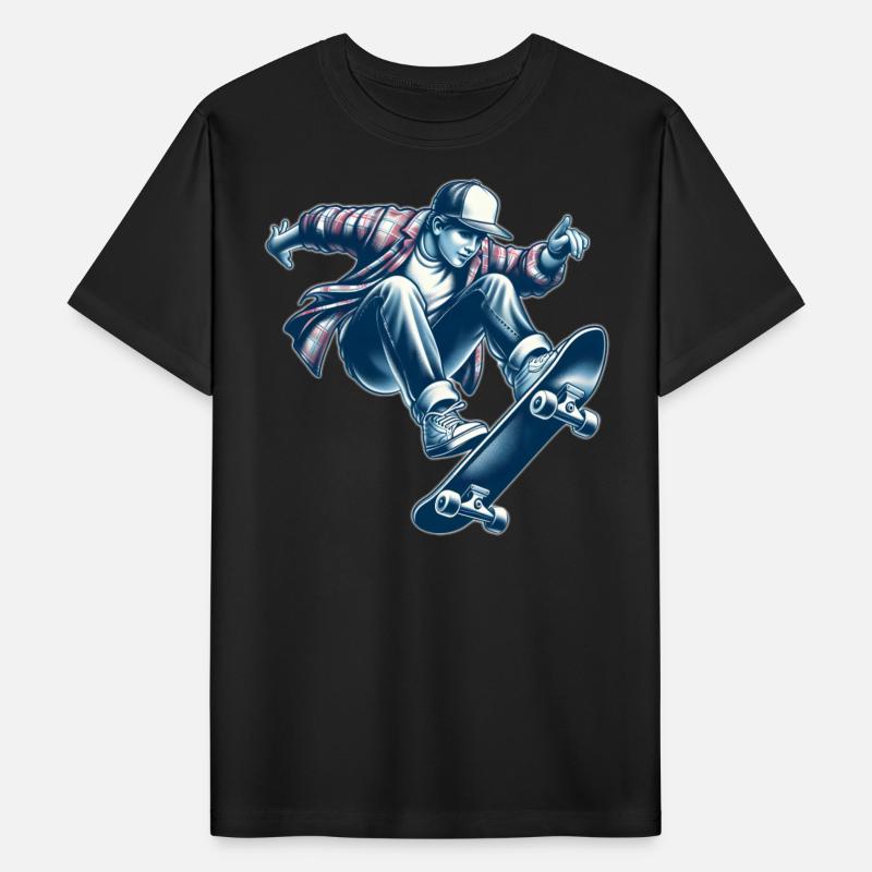 AI Old School 1990s Teen Skater