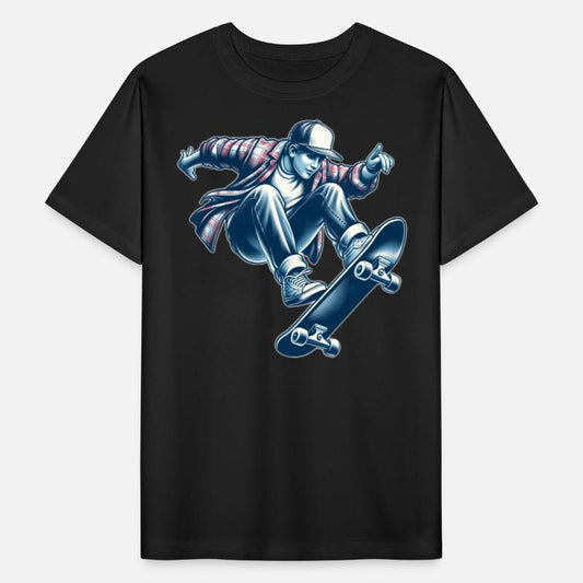 AI Old School 1990s Teen Skater